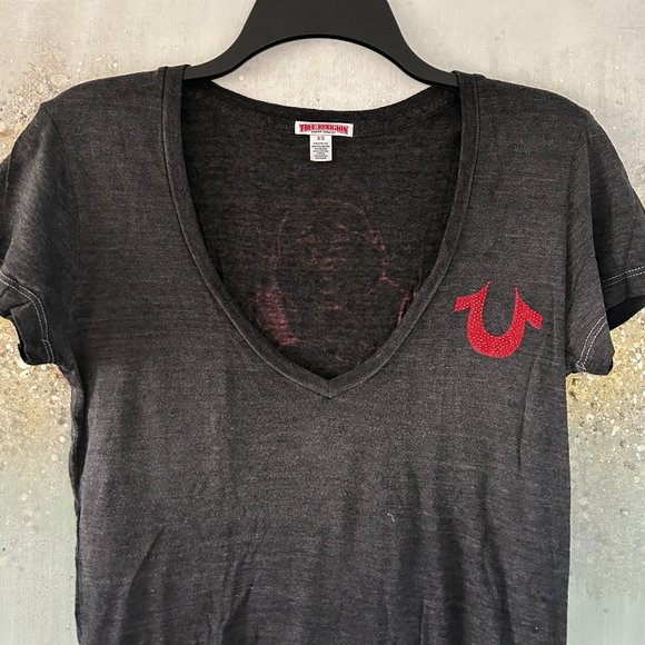 🇺🇸 True Religion Rhinestone Buddha T-Shirt (NWOT) - Picture 4 of 13